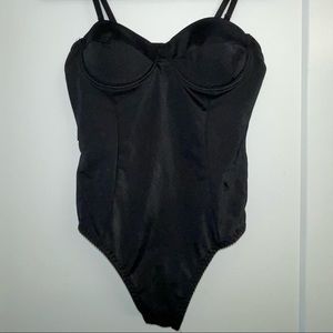 Black Bustier Body Suit